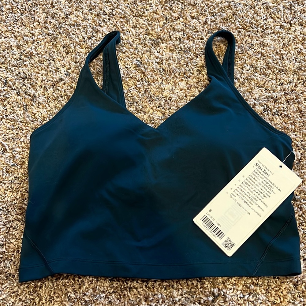 lululemon athletica Black Crop Top